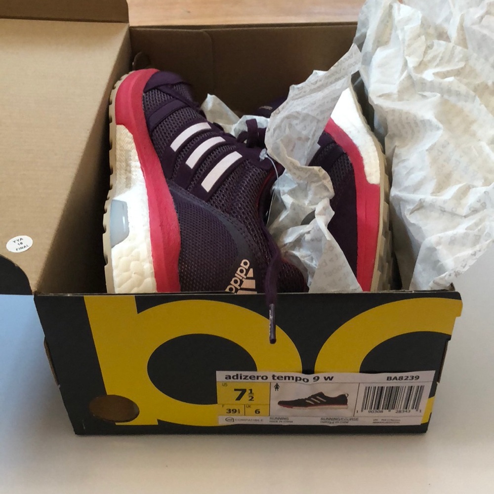 Adidas adizero tempo running shoes